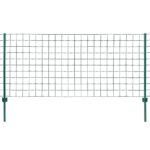 vidaXL Euro plot, oceľ 20x1 m, zelený – Obrázok 2