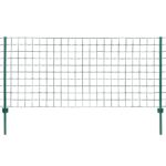 vidaXL Euro plot, oceľ 20x1,5 m, zelený – Obrázok 2