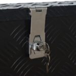 vidaXL Hliníková bednička čierna 485x140x200 mm – Obrázok 6