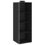 vidaXL Závesné skrinky na oblečenie so 4 poličkami 2 ks látkové – Obrázok 3