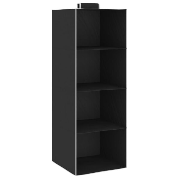 vidaXL Závesné skrinky na oblečenie so 4 poličkami 2 ks látkové – Obrázok 3