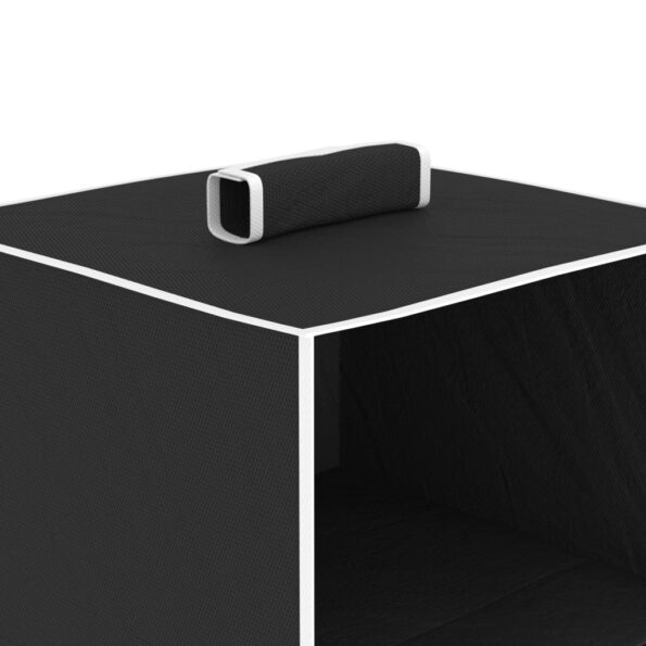 vidaXL Závesné skrinky na oblečenie so 4 poličkami 2 ks látkové – Obrázok 7