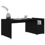 vidaXL Konferenčný stolík čierny 90x45x35 cm kompozitné drevo – Obrázok 3