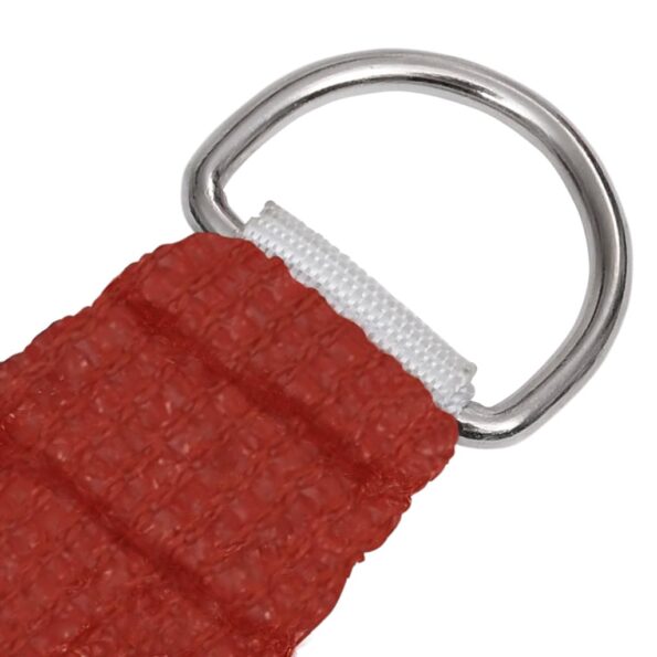 vidaXL Tieniaca plachta 160 g/m² červená 3x5 m HDPE – Obrázok 4