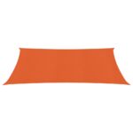vidaXL Tieniaca plachta 160 g/m² obdĺžniková oranžová 4x5 m HDPE – Obrázok 2