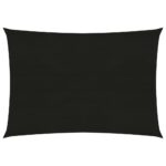 vidaXL Tieniaca plachta 160 g/m² čierna 3,5x5 m HDPE