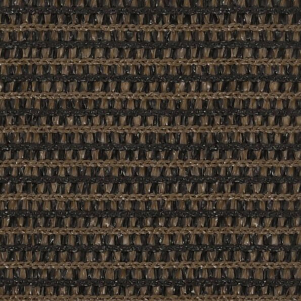 vidaXL Tieniaca plachta 160 g/m², hnedá 4x4 m, HDPE – Obrázok 2