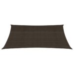 vidaXL Tieniaca plachta 160 g/m² hnedá 2x3 m HDPE – Obrázok 3