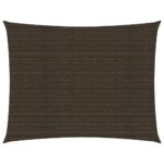 vidaXL Tieniaca plachta 160 g/m² hnedá 3x4,5 m HDPE
