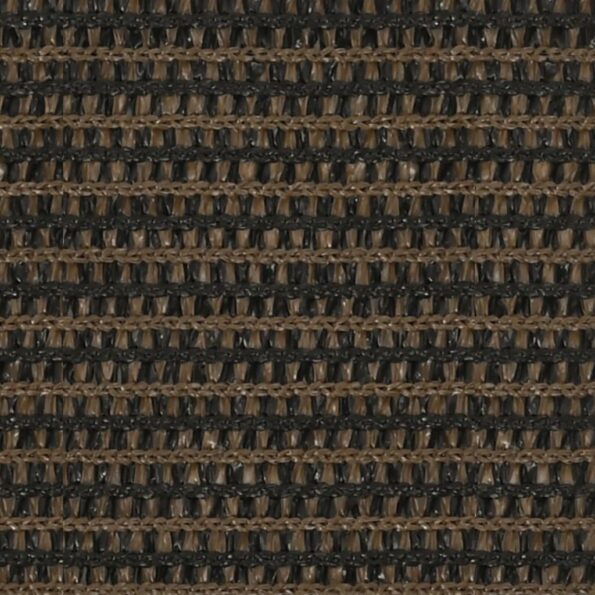 vidaXL Tieniaca plachta 160 g/m² hnedá 3x4,5 m HDPE – Obrázok 2