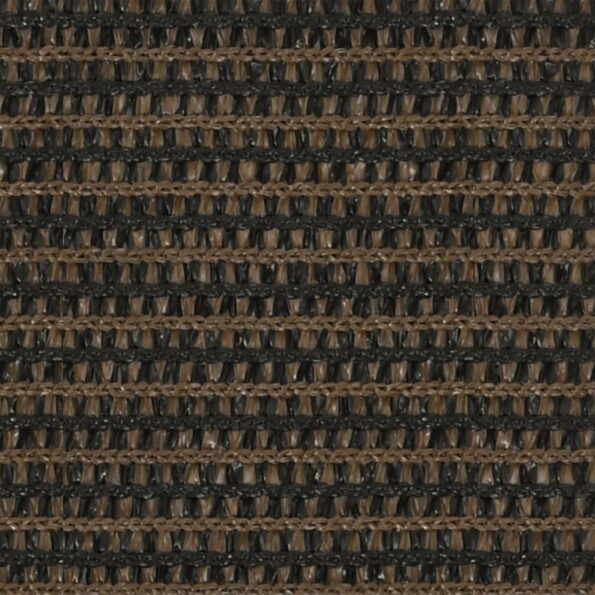 vidaXL Tieniaca plachta 160 g/m², hnedá 3x6 m, HDPE – Obrázok 2