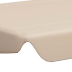 vidaXL Náhradná strieška na hojdačku, béžová 150/130x105/70 cm – Obrázok 5