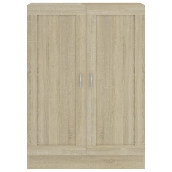 vidaXL Knižnica, dub sonoma 82,5x30,5x115 cm, kompozitné drevo – Obrázok 6