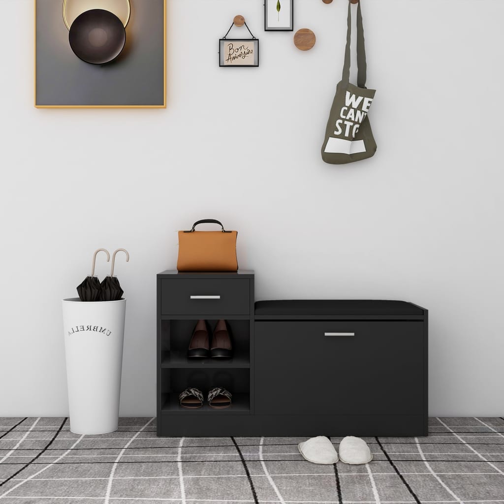 VXL8720286343463_m_en_hd_1.jpg vidaXL Lavica na topánky lesklá čierna 94,5x31x57 cm kompozitné drevo – Obrázok 1