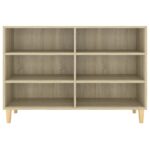 vidaXL Komoda, dub sonoma 103,5x35x70 cm, kompozitné drevo – Obrázok 4