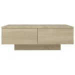 vidaXL Konferenčný stolík farba dub sonoma 90x60x31cm kompozitné drevo – Obrázok 4