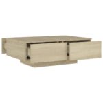 vidaXL Konferenčný stolík farba dub sonoma 90x60x31cm kompozitné drevo – Obrázok 6