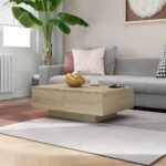 vidaXL Konferenčný stolík farba dub sonoma 90x60x31cm kompozitné drevo