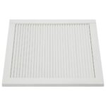 vidaXL Lamelové dvierka na skrinku 4 ks, biele 39,5x49,4 cm, borovica – Obrázok 5