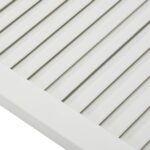 vidaXL Lamelové dvierka na skrinku 4 ks, biele 39,5x49,4 cm, borovica – Obrázok 6