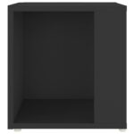 vidaXL Príručný stolík čierny 33x33x34,5 cm drevotrieska – Obrázok 6