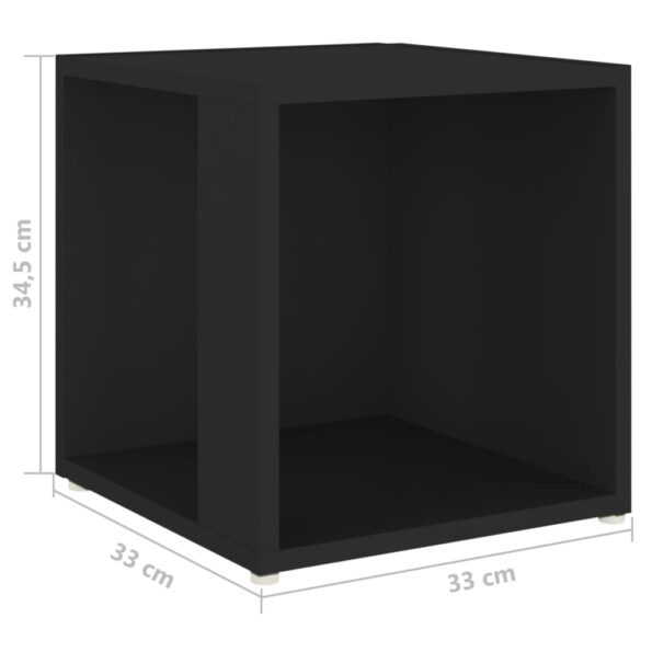 VXL8720286649657_g_en_hd_5.jpg vidaXL Príručný stolík čierny 33x33x34,5 cm drevotrieska – Obrázok 7