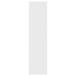 vidaXL Rohová skrinka biela 33x33x132 cm drevotrieska – Obrázok 6