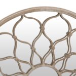 vidaXL Záhradné zrkadlo pieskové 40x3 cm okrúhle exteriérové železo – Obrázok 5