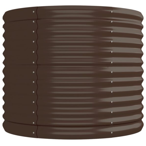 VXL8720286856581_g_en_hd_2.jpg vidaXL Vyvýšený záhradný záhon práškovaná oceľ 224x80x68 hnedý – Obrázok 4