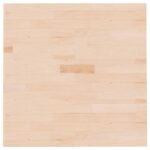 vidaXL Štvorcová stolová doska 70x70x1,5 cm neošetrený masívny dub – Obrázok 2