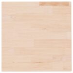 vidaXL Štvorcová stolová doska 40x40x2,5 cm neošetrený dubový masív – Obrázok 2