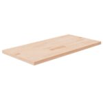 vidaXL Kúpeľňová doska 80x40x2,5 cm neošetrený masív