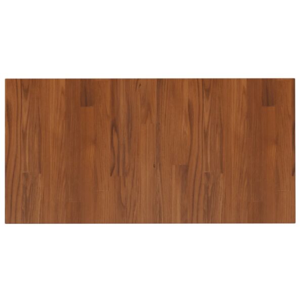 vidaXL Kúpeľňová doska tmavohnedá 80x40x1,5 cm ošetrený masív – Obrázok 2
