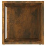 vidaXL Bočný stolík dymový dub 33x33x34,5 cm spracované drevo – Obrázok 5