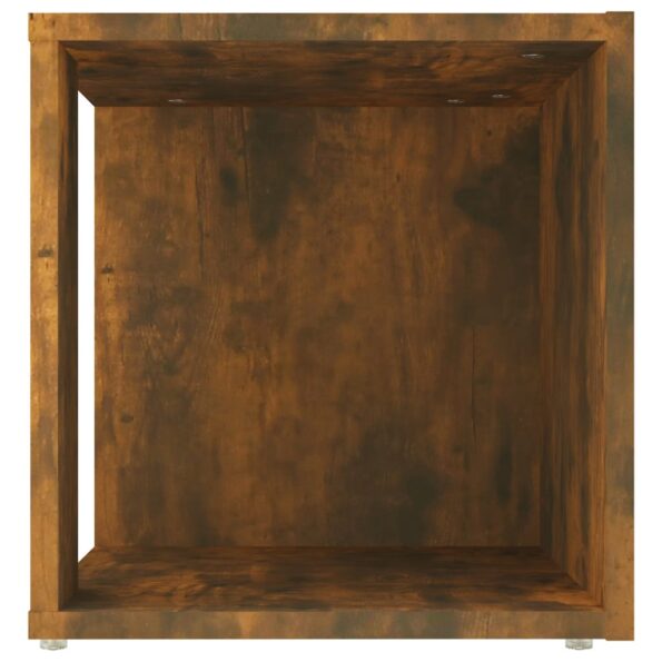 vidaXL Bočný stolík dymový dub 33x33x34,5 cm spracované drevo – Obrázok 5