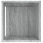 vidaXL Príručný stolík sivý dub sonoma 33x33x34,5 cm spracované drevo – Obrázok 5