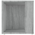 vidaXL Príručný stolík sivý dub sonoma 33x33x34,5 cm spracované drevo – Obrázok 6