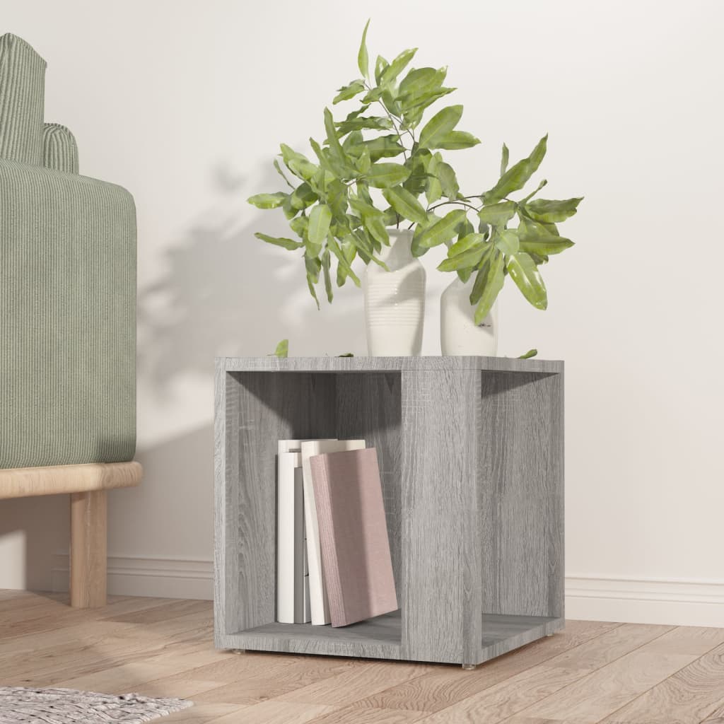 VXL8720286956861_m_en_hd_1.jpg vidaXL Príručný stolík sivý dub sonoma 33x33x34,5 cm spracované drevo – Obrázok 1