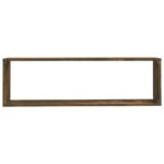 vidaXL Kockové police 2 ks dymový dub 100x15x30 cm spracované drevo – Obrázok 6