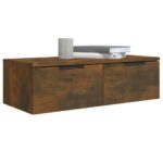 vidaXL Nástenné skrinky 2 ks dymový dub 68x30x20 cm spracované drevo – Obrázok 4
