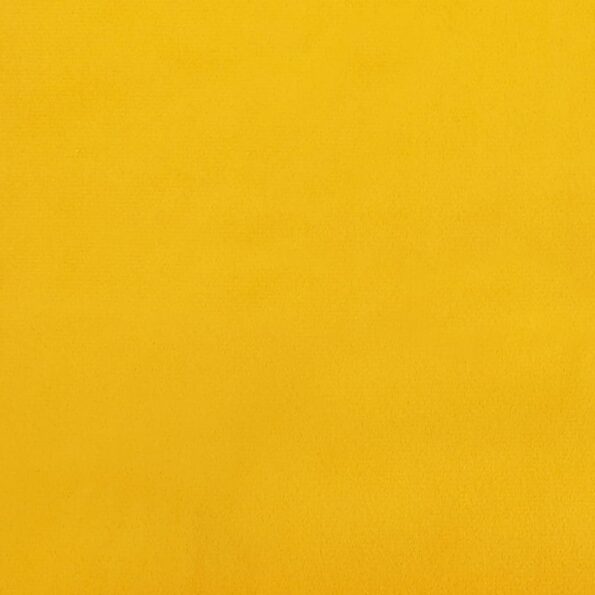 vidaXL Lavička žltá 70x35x41 cm zamat – Obrázok 6