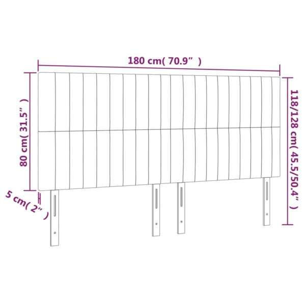 VXL8720287244509_g_en_hd_6.jpg vidaXL Čelá postele 4 ks čierne 90x5x78/88 cm látka – Obrázok 8