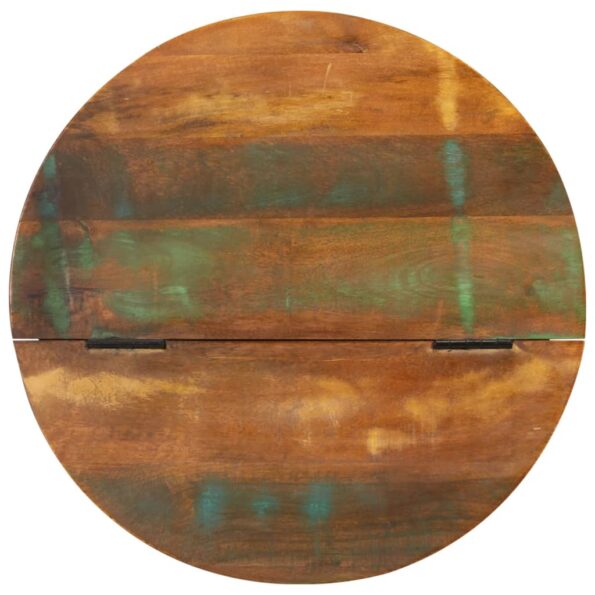 vidaXL Konferenčný stolík biely 50x27 cm recyklovaný masív – Obrázok 5