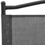 vidaXL Skladacie záhradné stoličky 2 ks melanž sivé oceľ a textilén – Obrázok 10