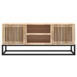 vidaXL TV skrinka 105x30x45 cm kompozitné drevo a železo – Obrázok 4