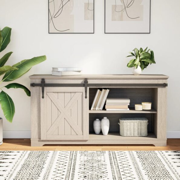 vidaXL Súprava mini posuvných dverí na skriňu čierna 122cm uhlík. oceľ – Obrázok 3