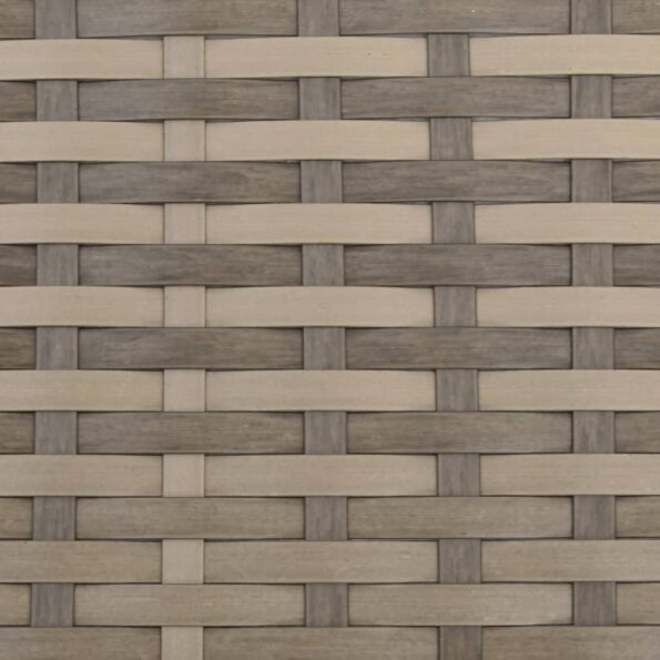 vidaXL Záhradná stolička s podnožkou bledohnedá polyratan – Obrázok 9