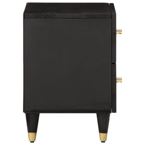 vidaXL Nočné stolíky 2 ks 40x33x46 cm masívne mangovníkové drevo – Obrázok 5