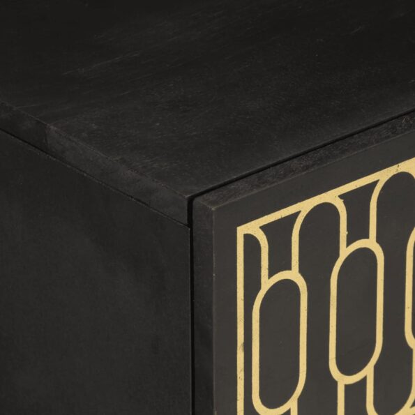 vidaXL Nočné stolíky 2 ks 40x33x46 cm masívne mangovníkové drevo – Obrázok 8