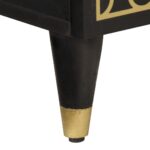 vidaXL Nočné stolíky 2 ks 40x33x46 cm masívne mangovníkové drevo – Obrázok 10